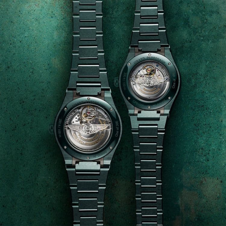 Часы Girard-Perregaux Laureato Green Ceramic Aston Martin Edition