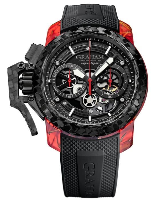 Часы Graham Chronofighter Superlight Carbon Skeleton 