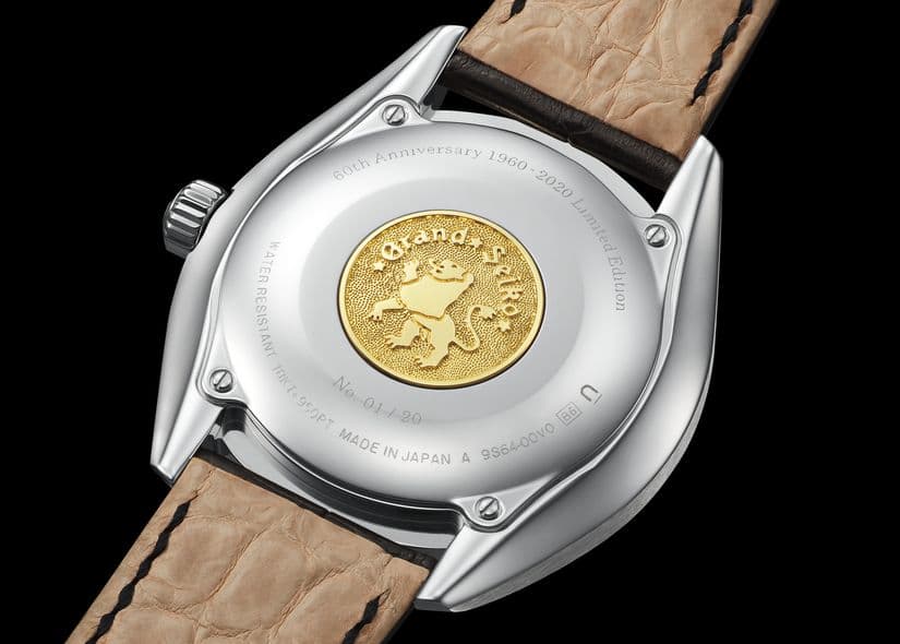 Часы Grand Seiko SBGW263 задняя крышка