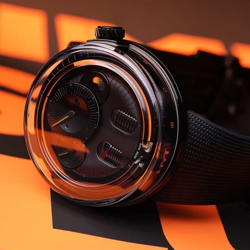 Часы HYT H0 Black Fluid 