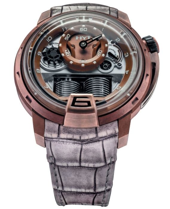Часы HYT H1 Rich Time Edition Black Fluid