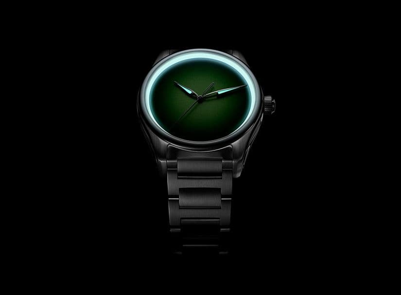 H. Moser & Cie. Pioneer Center Seconds Citrus Green