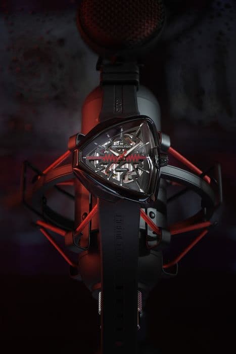 Часы Hamilton Ventura Elvis80 Skeleton 
