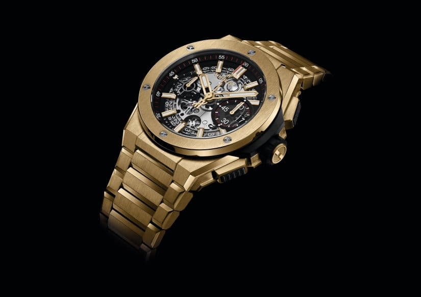 Часы Hublot BIG BANG INTEGRATED из желтого золота