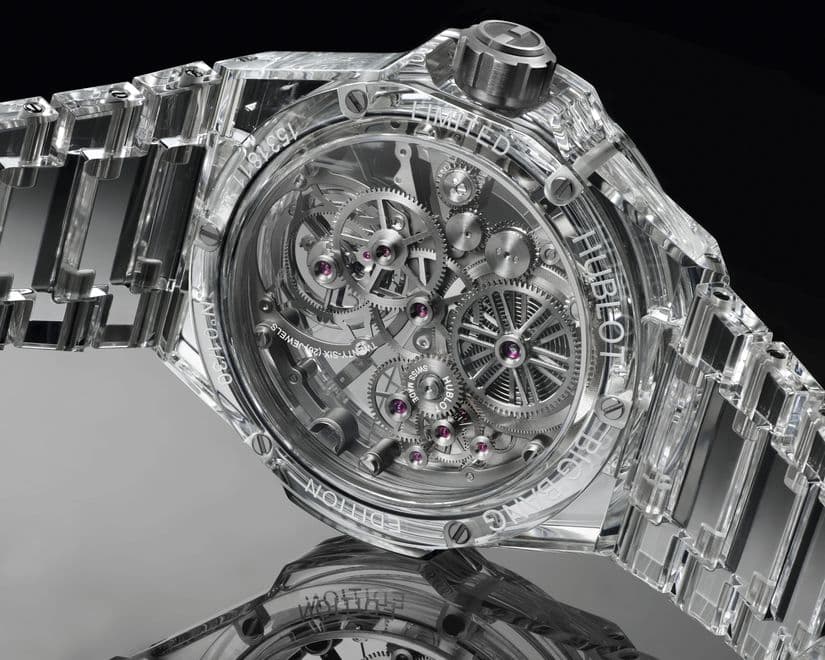 Часы Hublot Big Bang Integral Tourbillon Full Sapphire