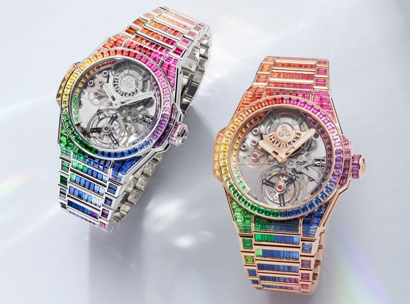 Часы Hublot Big Bang Integral Tourbillon Rainbow 