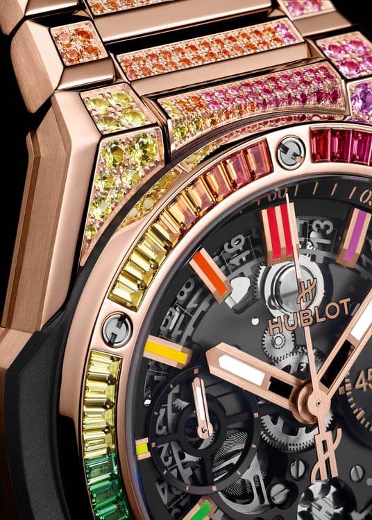 Часы Hublot Big Bang Integrated Gold Rainbow