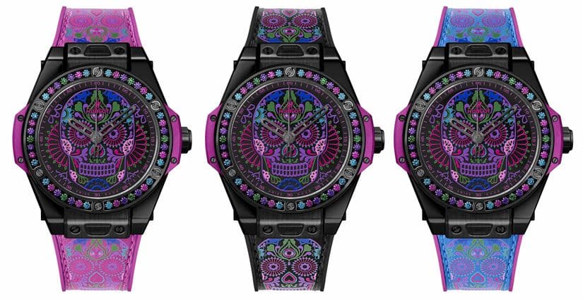 Часы Hublot Big Bang One Click Calavera Catrina 