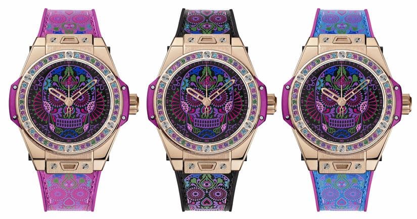 Часы Hublot Big Bang One Click Calavera Catrina 