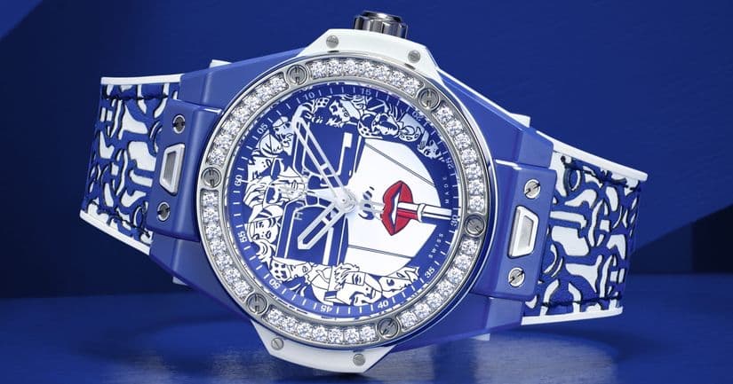 Часы Hublot Big Bang One Click Marc Ferrero Ceramic Blue