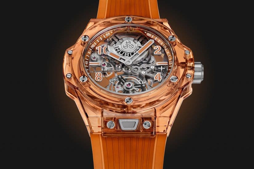 Часы Hublot Big Bang Tourbillon Automatic Orange Sapphire
