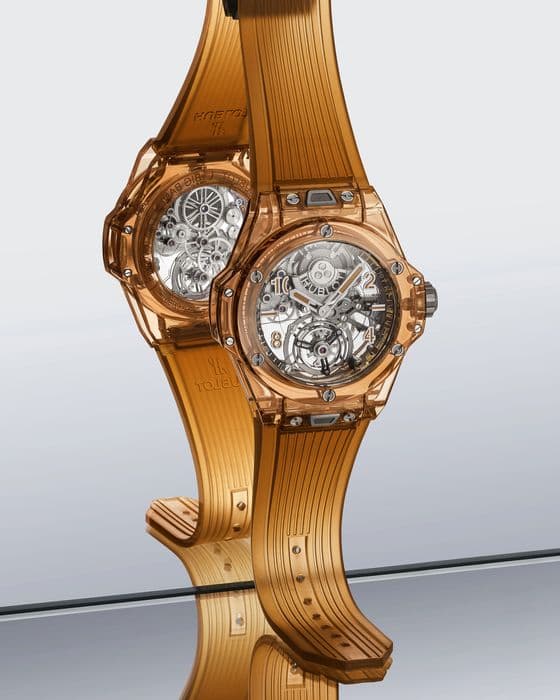 Часы Hublot Big Bang Tourbillon Automatic Orange Sapphire 
