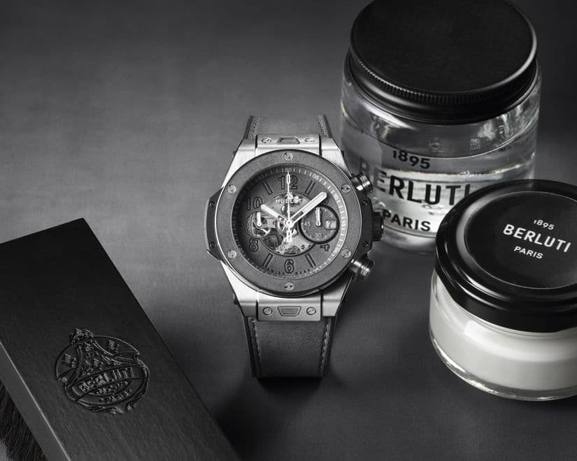 Часы Hublot Big Bang Unico Berluti Aluminio