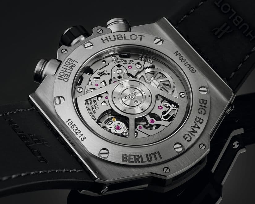 Часы Hublot Big Bang Unico Berluti Aluminio