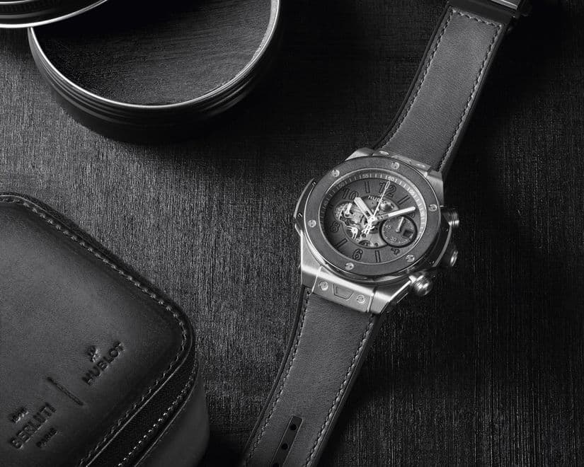 Часы Hublot Big Bang Unico Berluti Aluminio