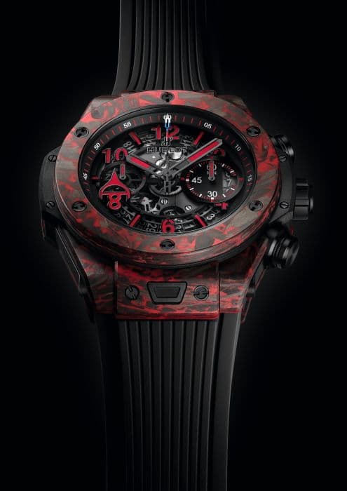 Часы Hublot Big Bang Unico Red Carbon Alex Ovechkin 