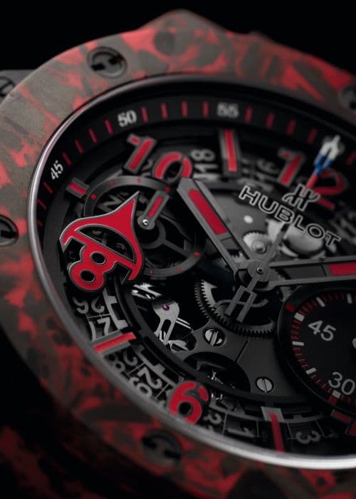 Часы Hublot Big Bang Unico Red Carbon Alex Ovechkin 