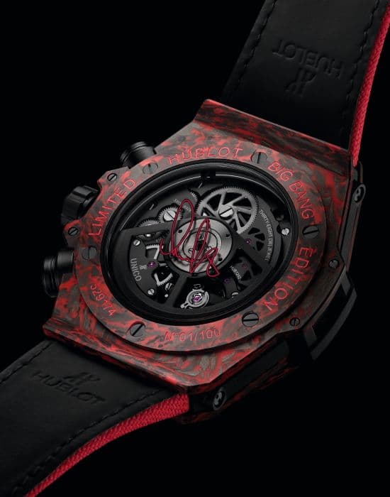 Часы Hublot Big Bang Unico Red Carbon Alex Ovechkin