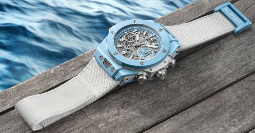 Часы Hublot Big Bang Unico Sky Blue