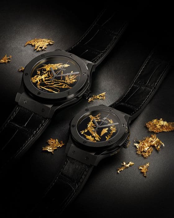 Часы Hublot Classic Fusion Gold Crystal 