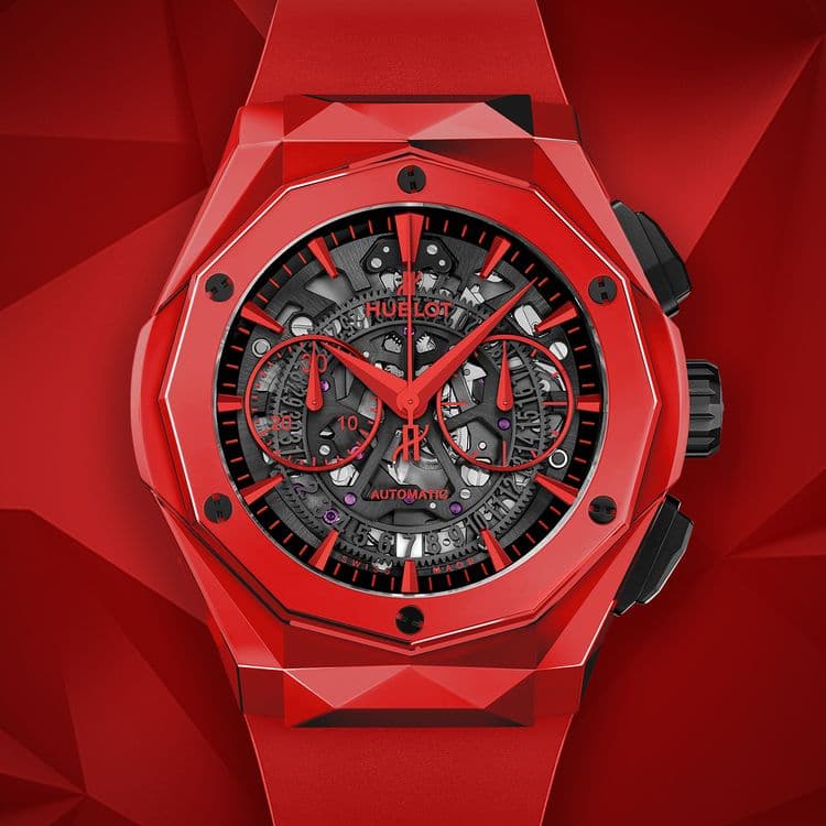 Часы Hublot Classic Fusion Aerofusion Chronograph Orlinski Red Magic 