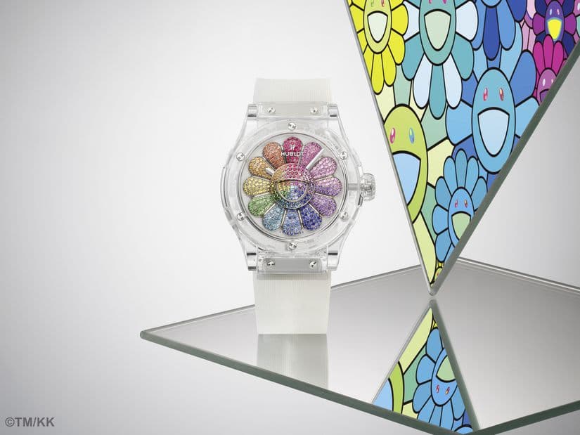 Часы Hublot Classic Fusion Takashi Murakami Sapphire Rainbow