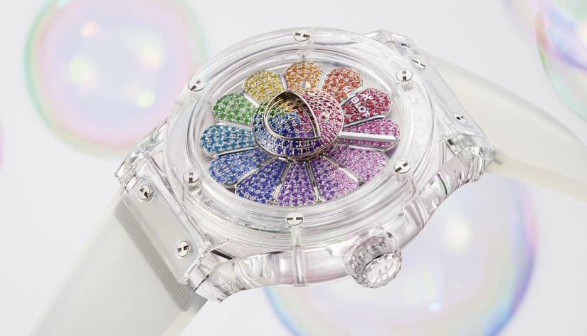 Часы Hublot Classic Fusion Takashi Murakami Sapphire Rainbow