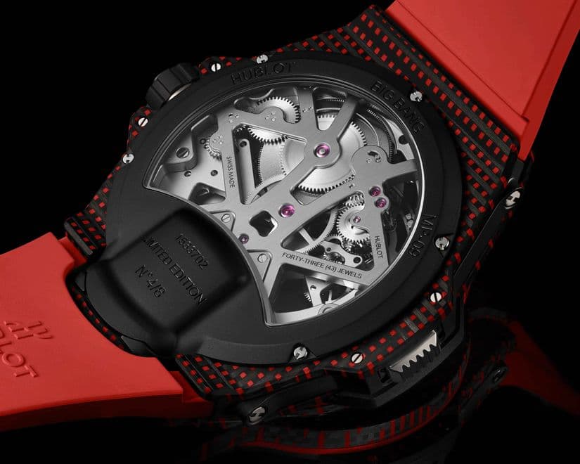 Часы Hublot MP-09 Tourbillon Bi-Axis 5 Days Power Reserve 3D Carbone