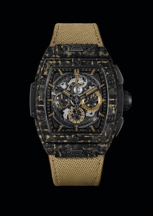 Часы Hublot Spirit of Big Bang Carbon Gold Tiger