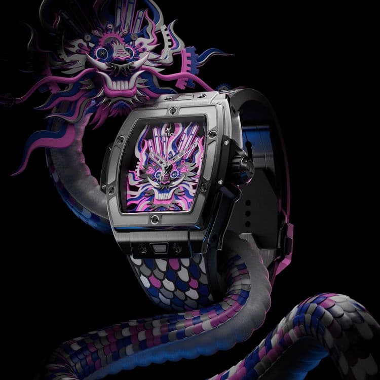 Часы Hublot Spirit of Big Bang Titanium Dragon