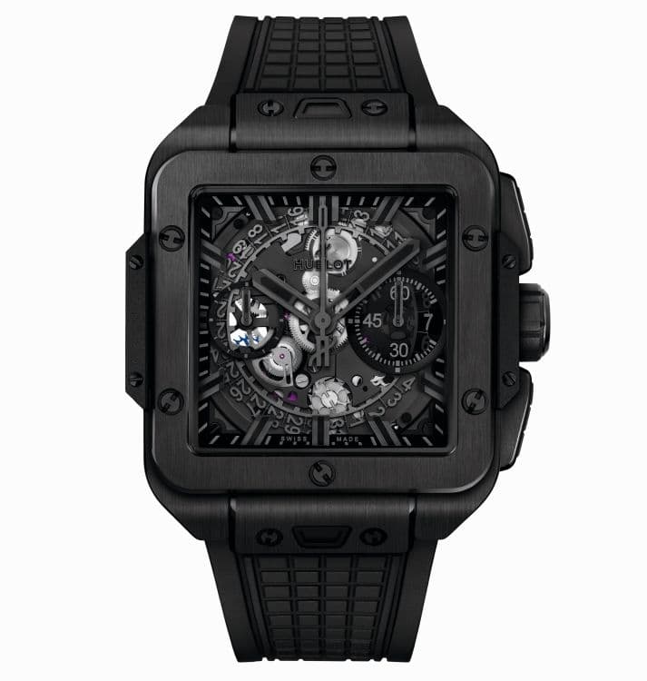 Часы Hublot Square Bang Unico All Black