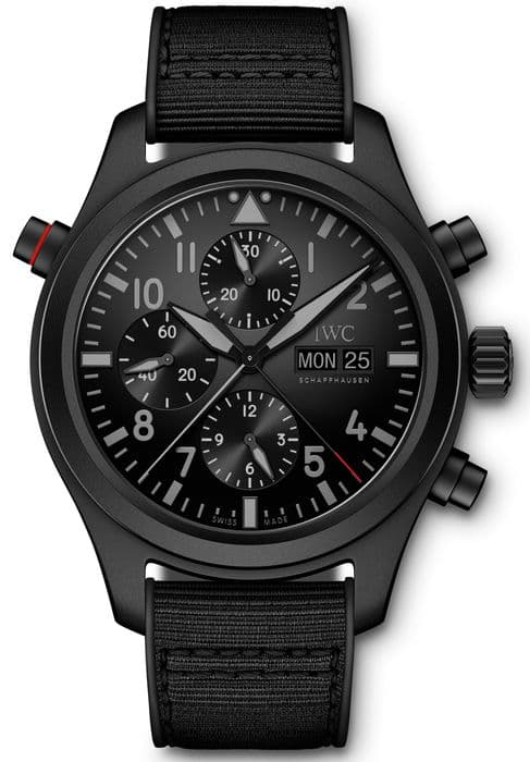 Часы IWC Pilot’s Watch Double Chronograph TOP GUN Ceratanium