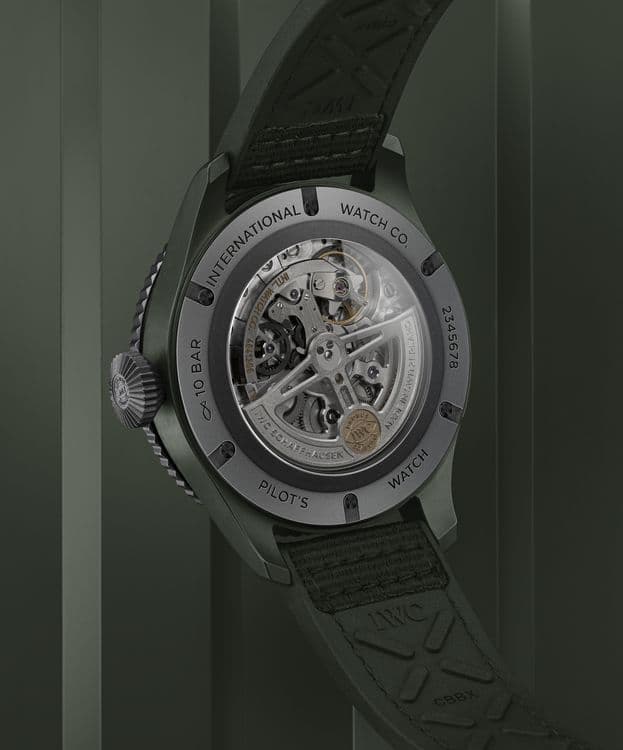 Часы IWC Pilots Watch Timezoner TOP GUN Woodland