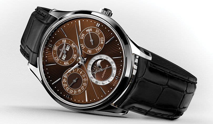 Часы JAEGER-LECOULTRE Master UItra Thin Perpetual Enamel Chestnut