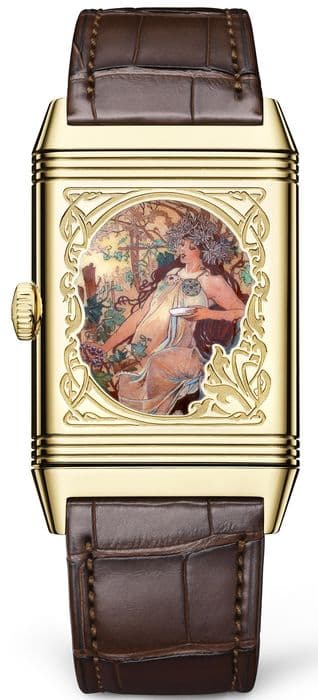 Часы Jaeger-LeCoultre Reverso Tribute Enamel Alfons Mucha Autumn