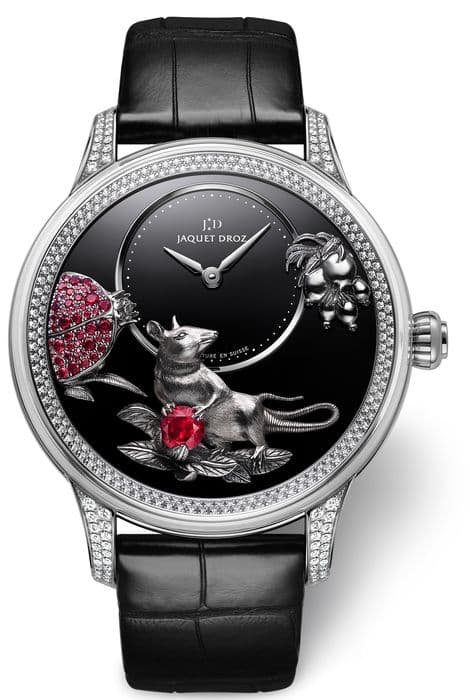 Jaquet Droz. Часы с изображением символа 2020 года