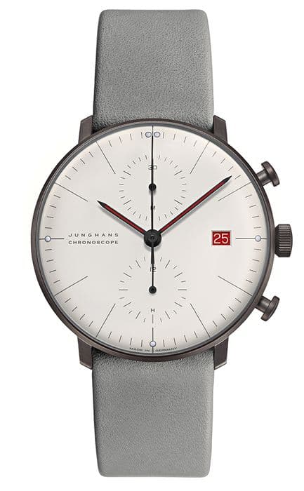 Часы Junghans max bill Chronoscope 100 Jahre Bauhaus
