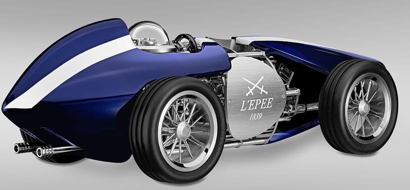 Часы в виде гоночного автомобиля от L’Epee 1839