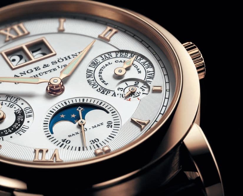 Часы Langematik Perpetual Honey Gold