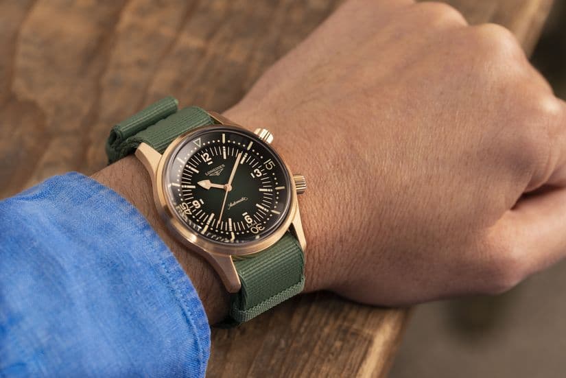 Часы Longines Legend Diver в бронзе
