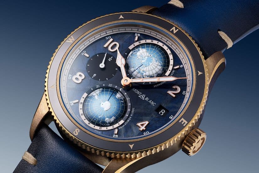 Часы Montblanc 1858 Geosphere 0 Oxygen LE1786