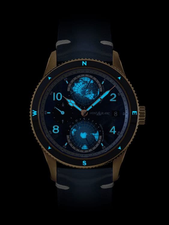 Часы Montblanc 1858 Geosphere 0 Oxygen LE1786