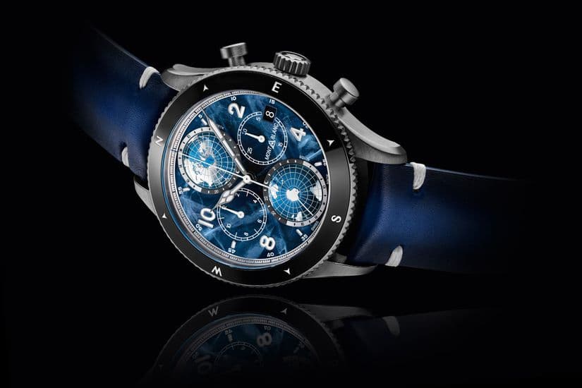 Часы Montblanc 1858 Geosphere Chronograph 0 Oxygen LE290