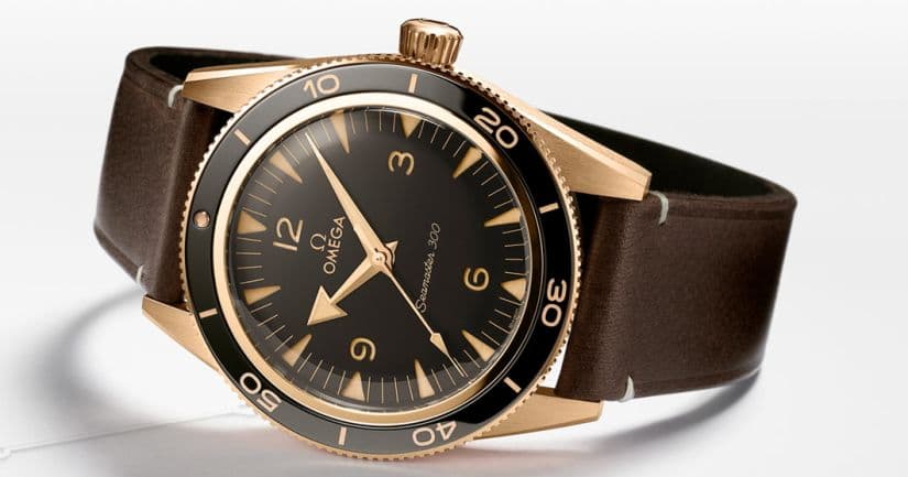Бронзовые часы Omega Seamaster 300
