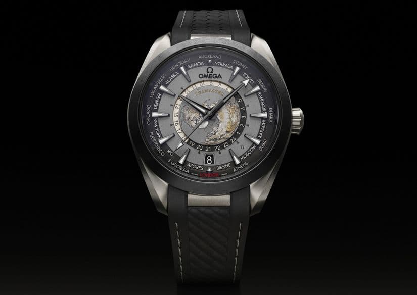 Часы Omega Seamaster Aqua Terra Worldtimer в титановом корпусе