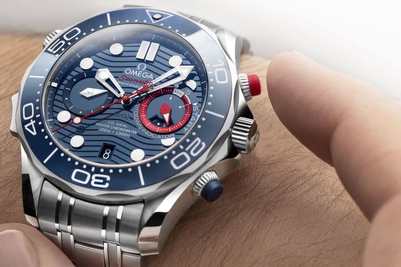 Часы Omega Seamaster Diver 300M America’s Cup Chronograph
