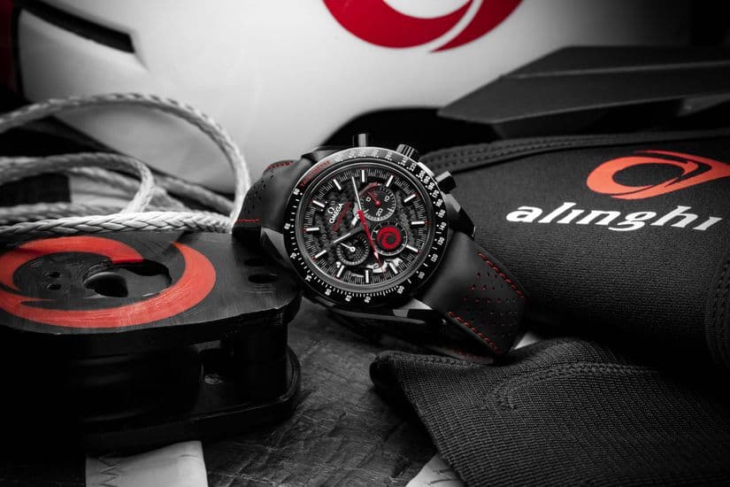 Часы Omega Speedmaster Dark Side of the Moon ALINGHI 