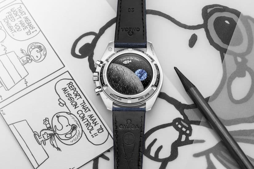 Часы Omega Speemaster Silver Snoopy Award