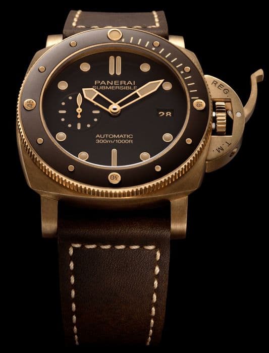Часы Panerai Submersible Bronzo