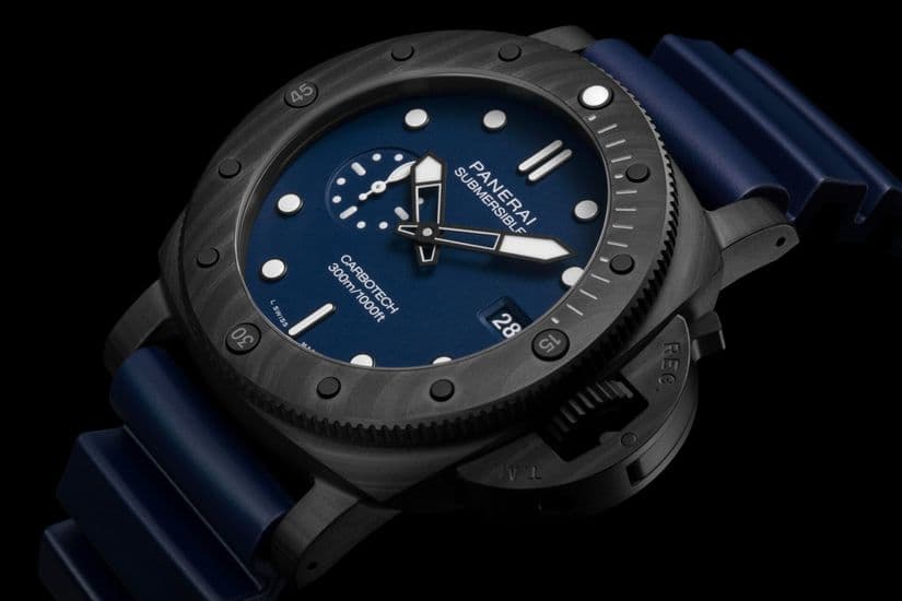 Часы Panerai Submersible QuarantaQuattro Carbotech Blu Abisso (PAM01232)